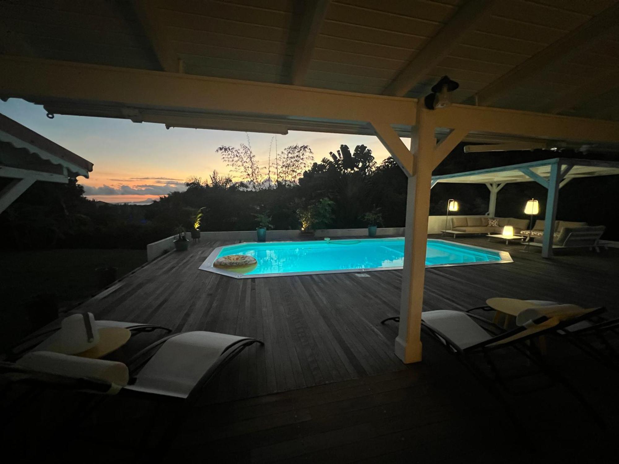 Spacieuse Villa Corossol Avec Piscine Et Jeux Exterieurs Le Gosier  Luaran gambar