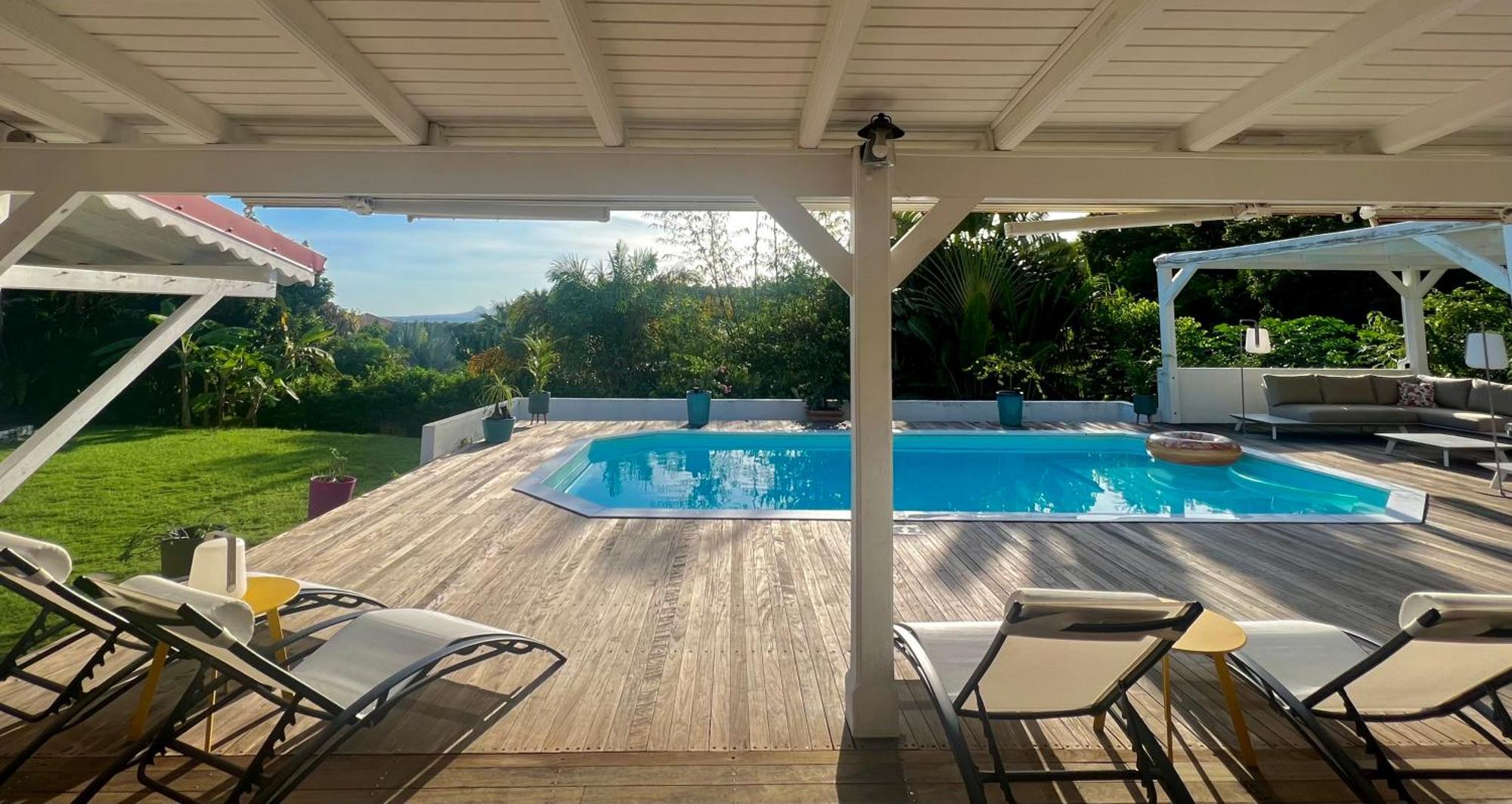 Spacieuse Villa Corossol Avec Piscine Et Jeux Exterieurs Le Gosier  Luaran gambar