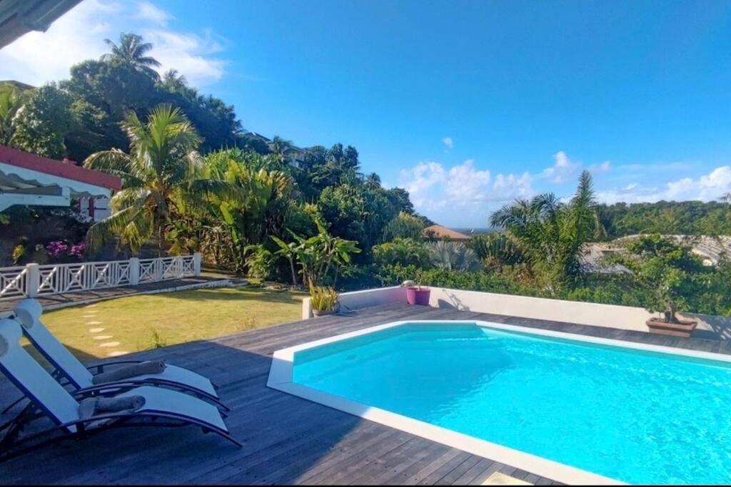 Spacieuse Villa Corossol Avec Piscine Et Jeux Exterieurs Le Gosier  Luaran gambar