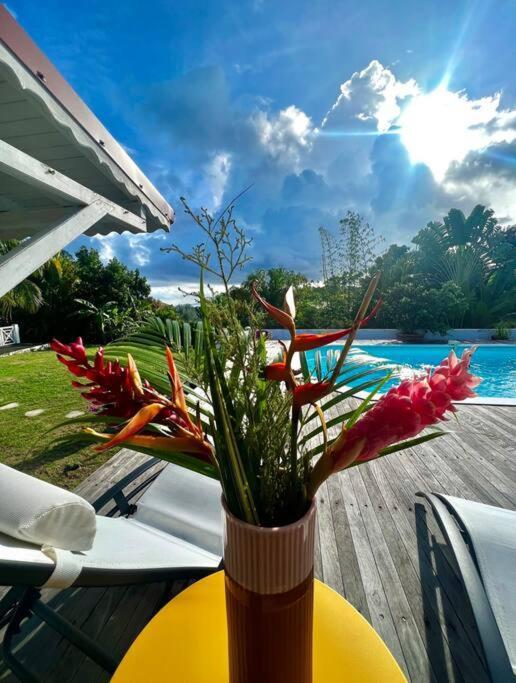 Spacieuse Villa Corossol Avec Piscine Et Jeux Exterieurs Le Gosier  Luaran gambar
